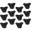 48Pièces Culottes Jetables Noires Confortables Pour Spa Sauna 11