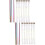 12Pièces Extensions De Tresses Tinsel Pailleté Clips Arc-En- 8