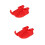 2Pièces Chaussures Clown Faciles À Pour Fête 7