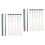 12Pièces Extensions De Tresses Tinsel Pailleté Clips Arc-En- 5