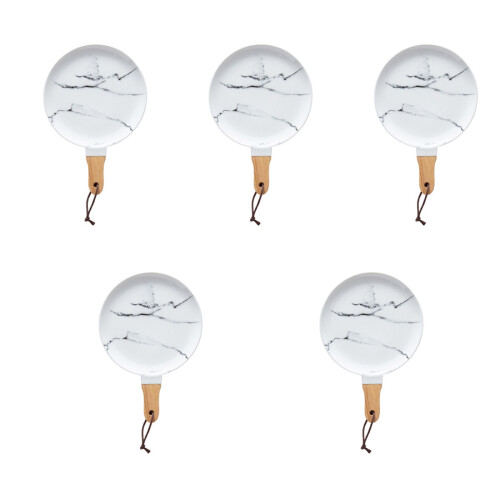 5Pièces Plateau Pizza Bois Design Simple Coloré 2
