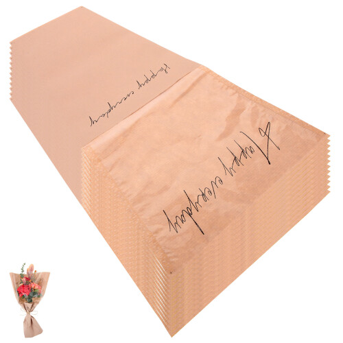 20Pièces Bouquets Roses Papier Durable Délicat