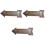 3Pièces Directionnel Rétro Multi Couleurs Pour Bar 3