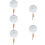 5Pièces Plateau Pizza Bois Design Simple Coloré 8