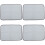 4Pièces Liner Doux Lavable Pour Cage Hamster D'inde 5