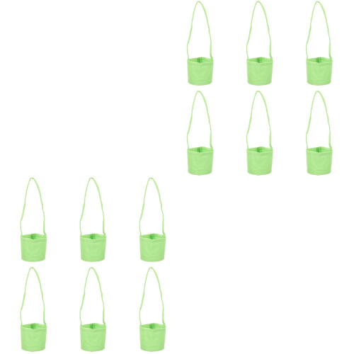 12Pièces Porte- En Toile Vert Clair, Portable Lavable 2