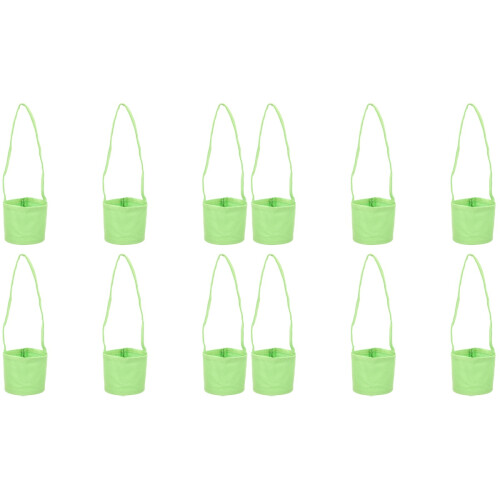 12Pièces Porte- En Toile Vert Clair, Portable Lavable 1