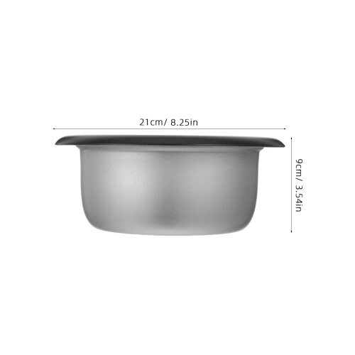 3Pièces Pots Cuiseur Dorés Antiadhésif Maison 2