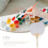 10Pièces Éventails Portables Papier Bambou Pour Créations DIY 6