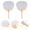 10Pièces Éventails Portables Papier Bambou Pour Créations DIY 5