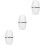3Pièces Rouleau Naturel Absorbe Excès Design Unisexe 5