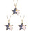 3Pièces Colliers Enfants Pendentif Étoile Élégant 4