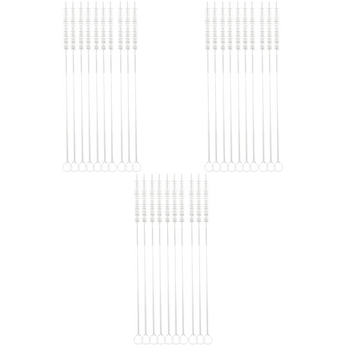 30Pièces Brosse Bébé Blanche Nettoyage Efficace 2