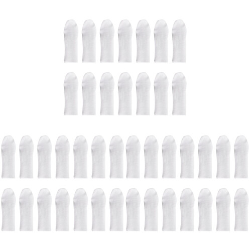450Pièces -Doigts Jetables Blancs Protection Respirante 2