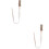 12Pièces Kit Tinsel Argentés Clips Pour Déco Et 8