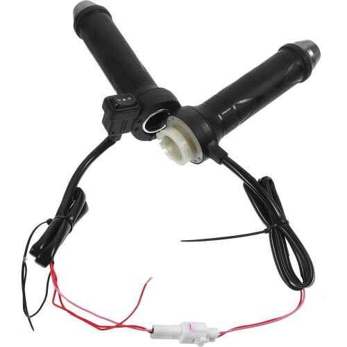 2St Verwarmde Motorhandvatten ABS Rubber Winterwarme Handbescherming