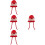 4Pièces Tricot Bébé Protection Oreilles Hiver 5