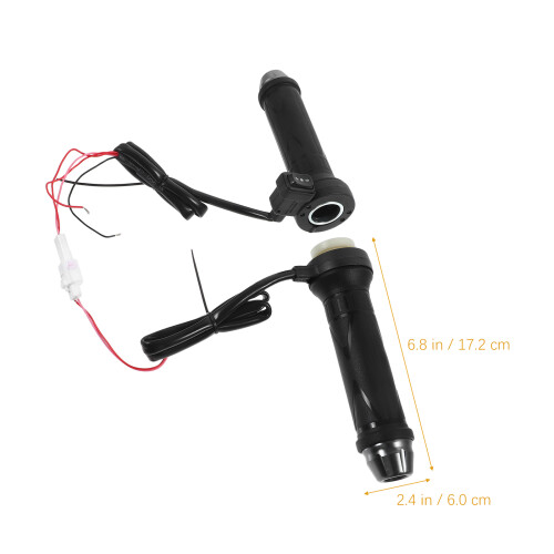 2St Verwarmde Motorhandvatten ABS Rubber Winterwarme Handbescherming 1