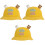 3Pièces Casquettes Ceinture Cartoon 3