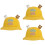 3Pièces Casquettes Ceinture Cartoon 6