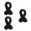 3Pièces Stretch Noir Pour DIY Costume, Masques 8