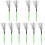 5Paires Brosse Batterie Acier Vert Accessoire Instrument 2