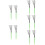 5Paires Brosse Batterie Acier Vert Accessoire Instrument 10