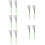 5Paires Brosse Batterie Acier Vert Accessoire Instrument 11