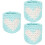 3Pièces Housses Anti-Brûlure Tasse Ciel Design 5