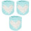 3Pièces Housses Anti-Brûlure Tasse Ciel Design 3