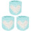 3Pièces Housses Anti-Brûlure Tasse Ciel Design 2