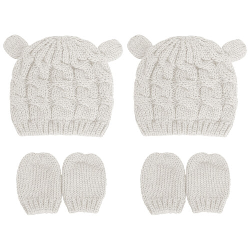 2Ensembles Bonnet Laine Et Bébé Automne Hiver 1