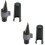 2Ensembles Kit Saxophone Alto Accessoires Ligature Capuchon Noir 8
