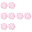8Pièces Coussin Sol Antidérapant Rose Pour Hamster 7