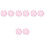 8Pièces Coussin Sol Antidérapant Rose Pour Hamster 3