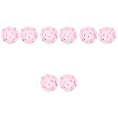 8Pièces Coussin Sol Antidérapant Rose Pour Hamster 2