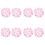 8Pièces Coussin Sol Antidérapant Rose Pour Hamster 5