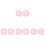 8Pièces Coussin Sol Antidérapant Rose Pour Hamster 2