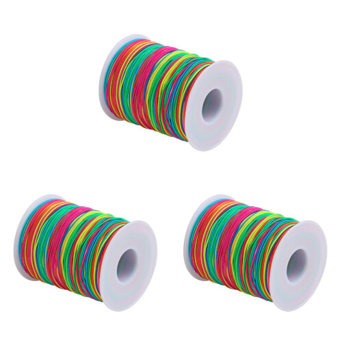 3Pcs Elastic Thread for Jewelry Making Multi Color Stretch String 1