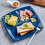 2Pcs Square Ceramic Plates Dark Blue Bone China Steak Breakfast Plate 10