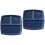 2Pcs Square Ceramic Plates Dark Blue Bone China Steak Breakfast Plate 4