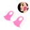 4Pièces Adhésifs Visage Rose Anti-Rides Silicone 10