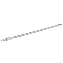 2Pièces Prolongateur Flexible 400Mm Métal Argent Pour Étroits
