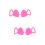4Pièces Adhésifs Visage Rose Anti-Rides Silicone 7