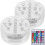 6Pcs Remote Control LED Underwater Pond and Pool Lights 1
