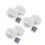 6Pcs Remote Control LED Underwater Pond and Pool Lights 8