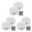 6Pcs Remote Control LED Underwater Pond and Pool Lights 6