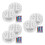 6Pcs Remote Control LED Underwater Pond and Pool Lights 3
