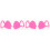 4Pièces Adhésifs Visage Rose Anti-Rides Silicone 2