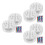 6Pcs Remote Control LED Underwater Pond and Pool Lights 2